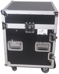 ProX T-12MRSS 12U Vertical Mixer Combo Amp Rack Mount Flight Case w/Caster wheel