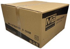 (2) 18″ PA Woofers 4″ Glass Fibre IN-OUT VC Demodulation Ring 2400W MB Acoustics