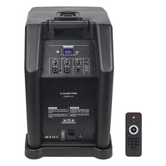 Sound Town Portable PA w/ 12″ Power Sub, 8 x 3″ Column Spk,UHF Mic CARPO-L2SWM01