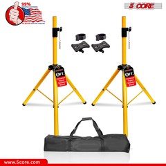 5Core Speaker Stand Tripod Tall Adjustable 72 Inch DJ Studio Monitor Pair Stands