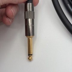 Mogami Platinum Plus Guitar R Cable – 12′ 1/4” TS Right Angle-Straight Excellent