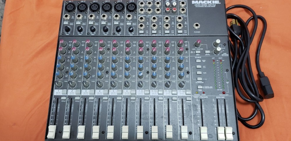 Mackie 1402-VLZ 14-Channel Mic/Line Mixer – GREAT CONDITION LOOK!