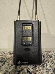 Azden 325UPR Dual-Channel Wireless Microphone System – 35BT Lav Packs- Excellent