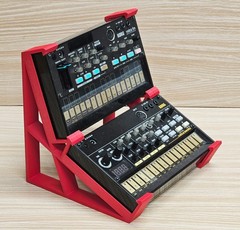 2 Tier Red Stand Gen 3 for Korg Volca Sample Sampler Mix Modular Generator Synth