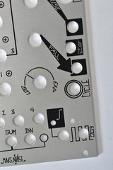 Make Noise Maths Complex Function Module Replacement Steel Faceplate ONLY