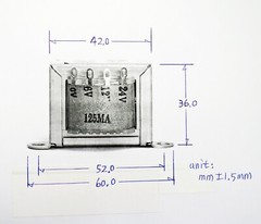 1pc AC power Transformer Input=AC 240V 120V 60Hz Output=AC 6V 12V 24V 120mA 3VA