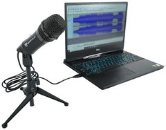 Rockville Z-STREAM USB Condenser Computer Microphone Youtube Zoom Podcasting Mic