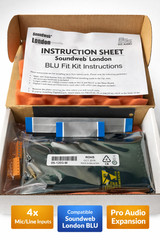 BSS BLUCARD-IN-M 4x Mic/Line Input Card Soundweb London BLU NEW Open Box