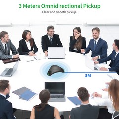 USB Speakerphone Conference Microphone Omnidirectional Mic 360° F2O8