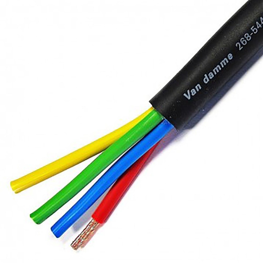 Van Damme PRO Black Series Tour Grade Speaker Cable. Touring Wire 4 Core