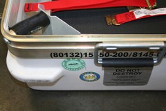 Used Shock Mounted 45G Flight / Road Case 10/20lb payload -fiberglass & Aluminum