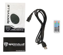 Rockville RPG8BT V2 8″ Powered 400W DJ PA Speaker BlueTooth/Wireless/Remote/EQ