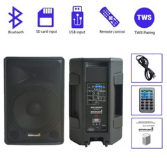Pair STARAUDIO PA Audio Speaker Powered Karaoke Bluetooth DJ Speakers US Seller