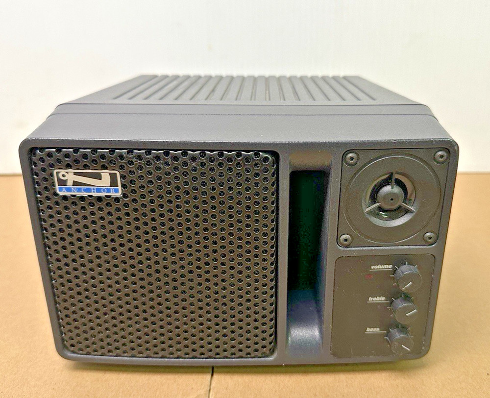 Anchor AN-130 30W Portable PA Speaker RCA 1/4 inch Jacks Line Mic Input Tested