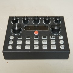 Squarock V8S Mixer Podcast Controller Black Sound Board