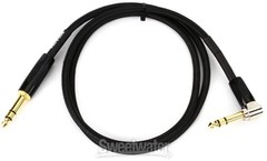 Boss BCC-3-TRTRA TRS Straight to Right Angle TRS Connecting Cable – 3 foot