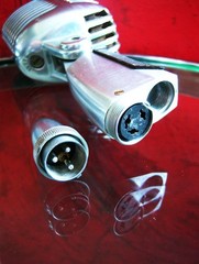 Vintage 1940’s Shure 3 pin male Amphenol microphone cable connector 55 55S # 1