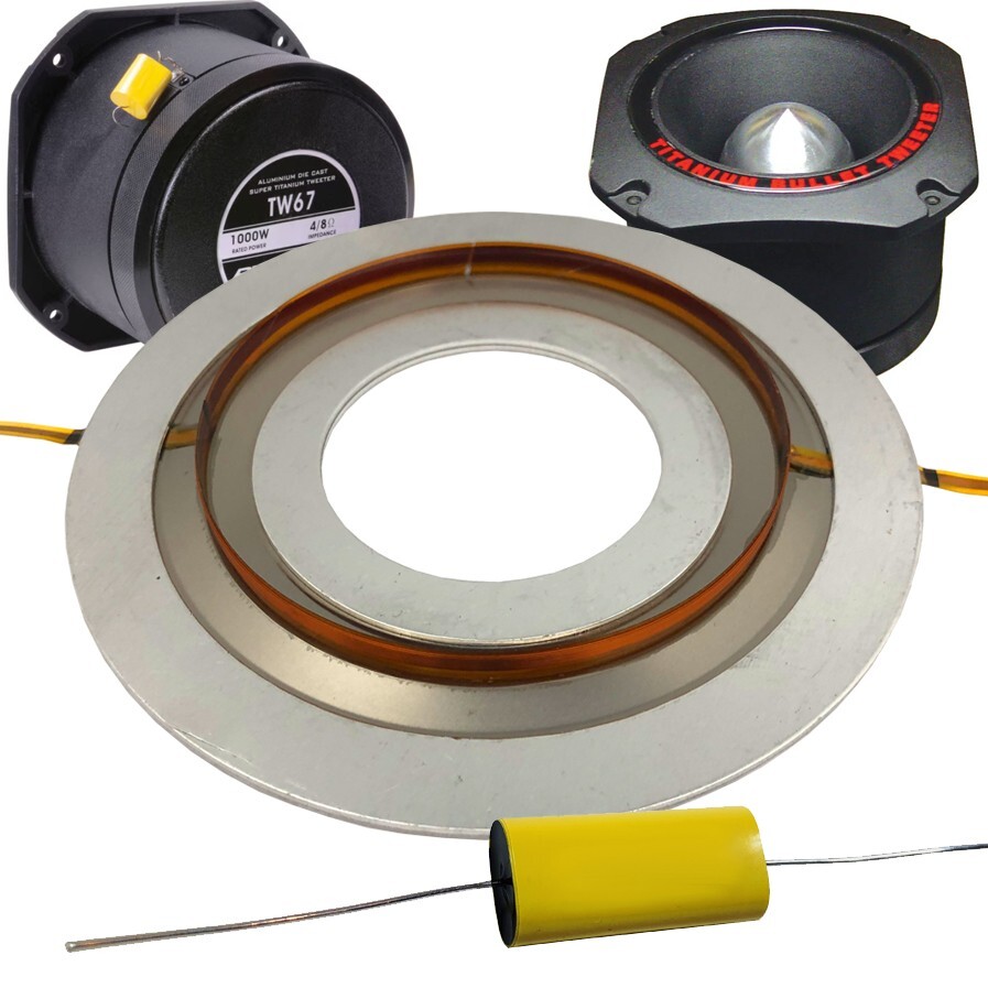 REPLACEMENT VOICE COIL DIAPHRAGM FOR PYRAMID TW67 BULLET TWEETER, SHIPS FROM USA