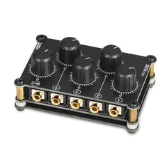 Mini 4 Channel 3.5mm Audio Sound Line Mixer Pro Live Studio Console Recording