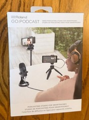 Roland GO:PODCAST USB Condenser Microphone for iPhone Android Smartphones PC NEW