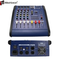 4 Channel Professional Powered Mixer power mixing Amplifier Amp 16DSP USB 800W