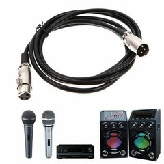 3-Pin XLR Male to Female Cable