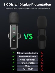 Wireless Lavalier Microphone, Noise Cancelling Lapel Recording Entry-Level 2 …