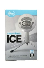 * New – Blue – Snowball iCE Plug & Play USB Microphone Discord Skype Certified