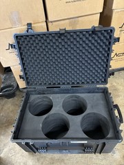 Black Hard Rolling Protective Case w/ Foam Insert Carry Handle Model 764840