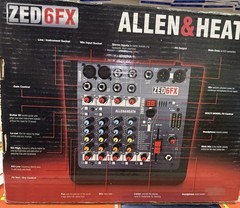 Allen & Heath AH-ZED6FX 6-Channel Mixer With FX (As Is)