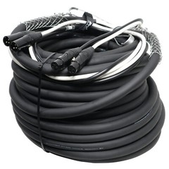 Audio Cable Snake 100 Ft. Balanced (2) XLR-M to (2) XLR-F High Performance