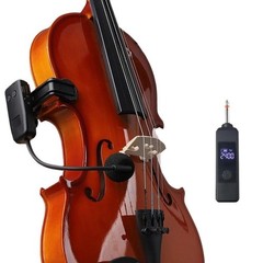 MICVISTA Professional Wireless Violin Microphone, Violin Pickup Clip-on Instr…