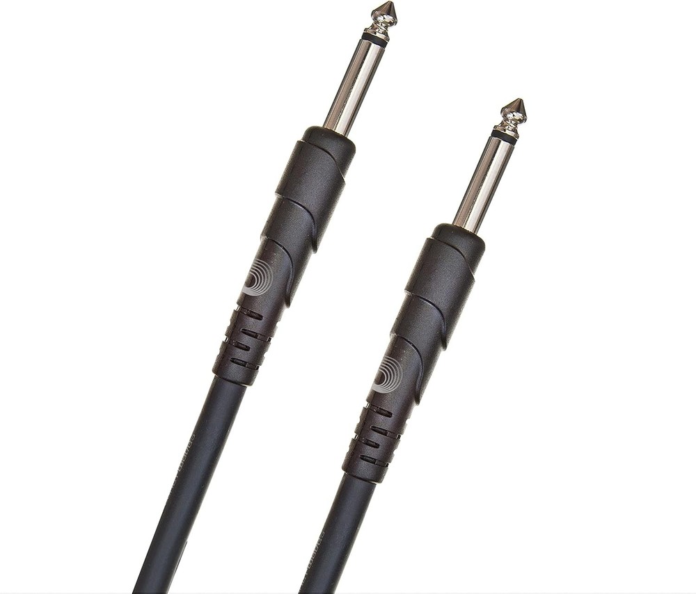 D’Addario Accessories Speaker Cable – Molded Plugs – 1/4 Inch Male to 1/4 Inch M
