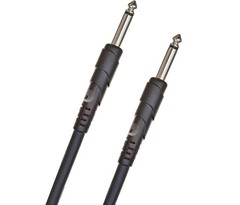 D’Addario Accessories Speaker Cable – Molded Plugs – 1/4 Inch Male to 1/4 Inch M