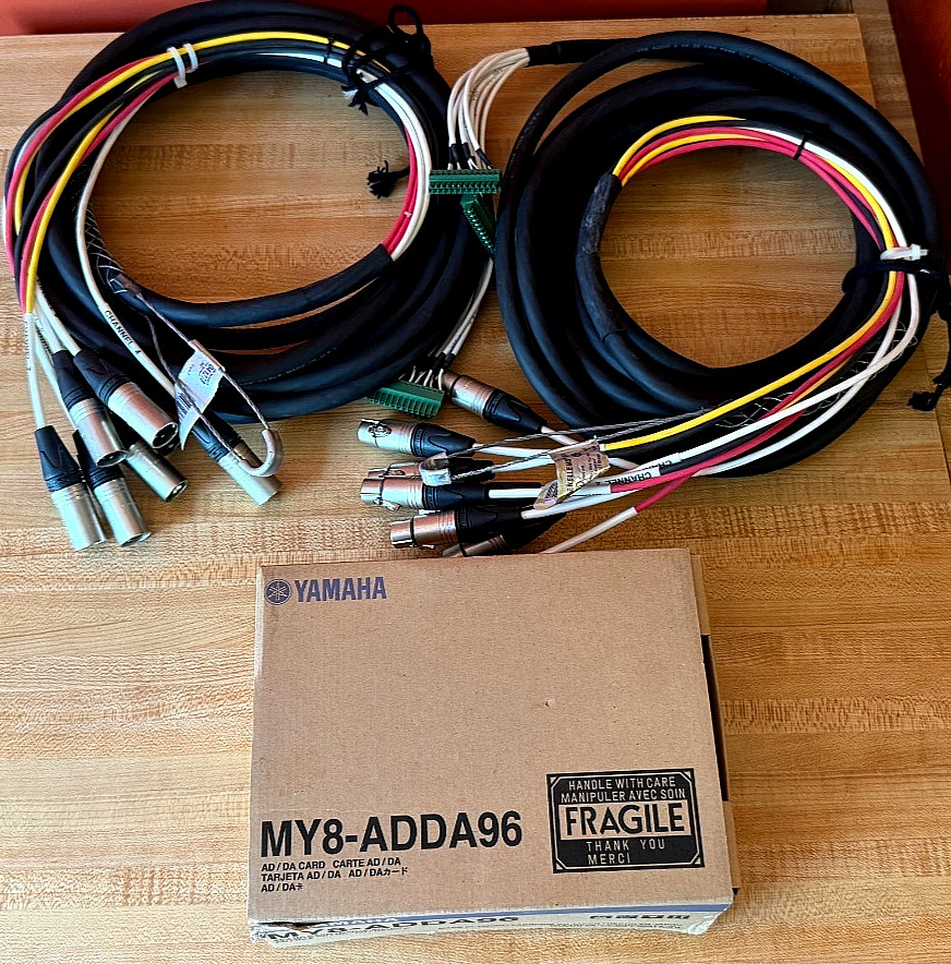 YAMAHA MY8-ADDD96 AD/DA CARD WITH 8CH M&F LOOMS NICE! BUY IT NOW!