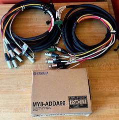 YAMAHA MY8-ADDD96 AD/DA CARD WITH 8CH M&F LOOMS NICE! BUY IT NOW!