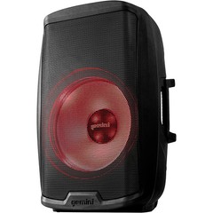 Gemini AS2115BTLT 15 in. 2000 Watt Powered Loudspeaker Bluetooth LED Lights