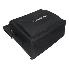 Sound Town Portable 6U Rack Bag w/ 14″ Rackable Plywood Rack Frame STRB-616B