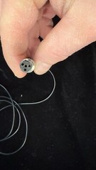 DPA Mini 4080 Miniature Cardioid Lav 4080-DC-D-B00 & DAD6010 Microdot to TA4F
