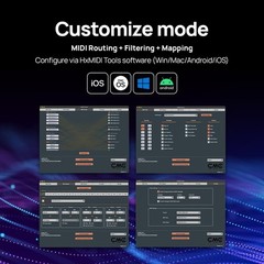 Advanced USB Host MIDI Interface, Router & Filter, Bluetooth WIDI, 9V Power – Id