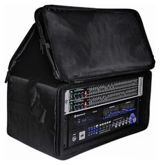 Rockville RRB50 5U Rack Bag Double-Sided Case with 12″ Depth + Shoulder Strap