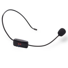 FM Wireless Microphone Headset Megaphone Radio Mic For Loudspeaker