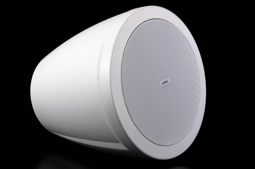 QSC AD-P6T 6.5″ two-way pendant-mount loudspeaker, open box, white SINGLE UNIT