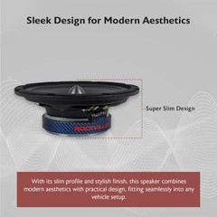 RXM88 8″ Mid-Bass Driver Car Speaker, 250W Peak/125W RMS, 8 8 Ohm With Bullet