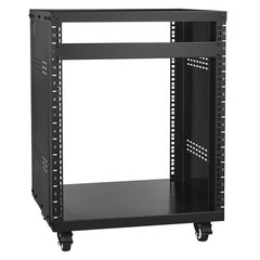 Uimoso 12U AV Rack Stand 500 lbs Capacity Network Stereo Recording Studio Rack