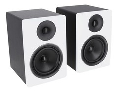 Pair Rockville APM6W 6.5″ 350W Powered Studio Monitors+Stands+Pads+Headphones