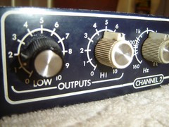 Ashly SC-22, Original Blueface Version, Stereo Crossover, Vintage Rack