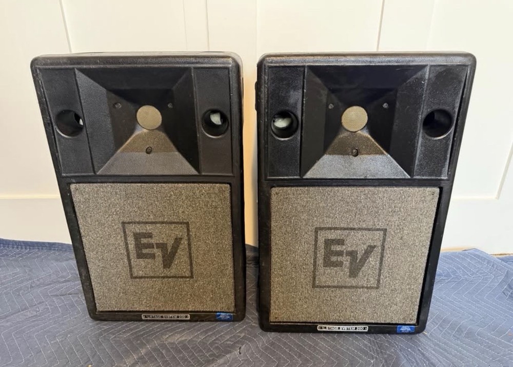 Electro-Voice S-200 300 Watt Two-Way Passive Speakers – PAIR – Working