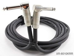 10ft. Kirlin 1/4″ Mono Right-Angle Male/Male Instrument Cable, XR-6010KRR