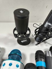 LOT OF 10 Various Brands & Models Microphone Used Working